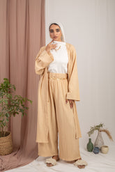 Cardigan Set _ Light Beige