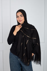 Glimmery Gold Scarf with golden shine from Velda Store