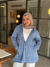 Casual Cardigan — Blue