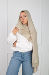 Modal Scarf_Tan Beige