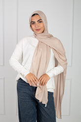 Modal Scarf - Beige soft Stylish for All Seasons | Velda Store