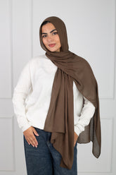Modal Scarf_ Dark Brown