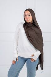 Modal Scarf -Wood Brown soft Stylish for All Seasons | Velda Store