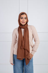 Modal Scarf _ Chocolate Brown
