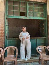 Striped Pant - Beige