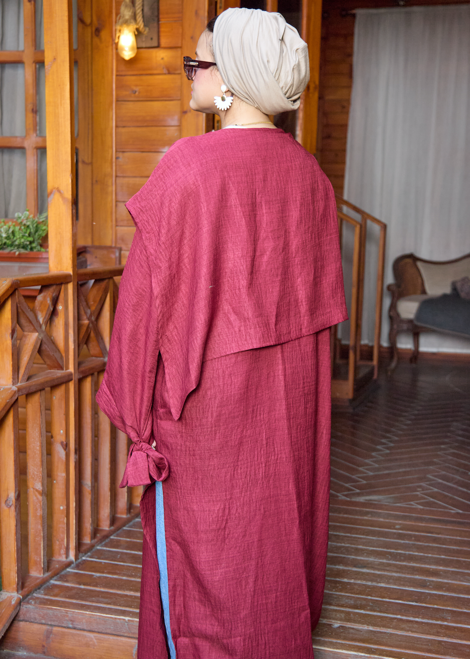 Luna drape kimono