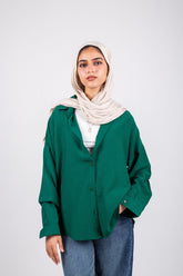 Skyline  Chemise - Dark Green