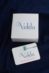 Twisty Clips Pins Aqua Blue