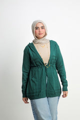 Casual Cardigan — Dark Green