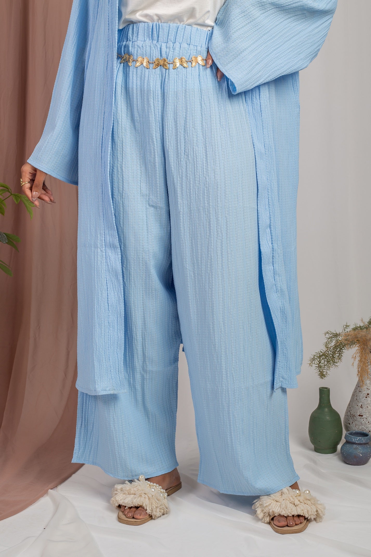 Cardigan Set _ Baby Blue