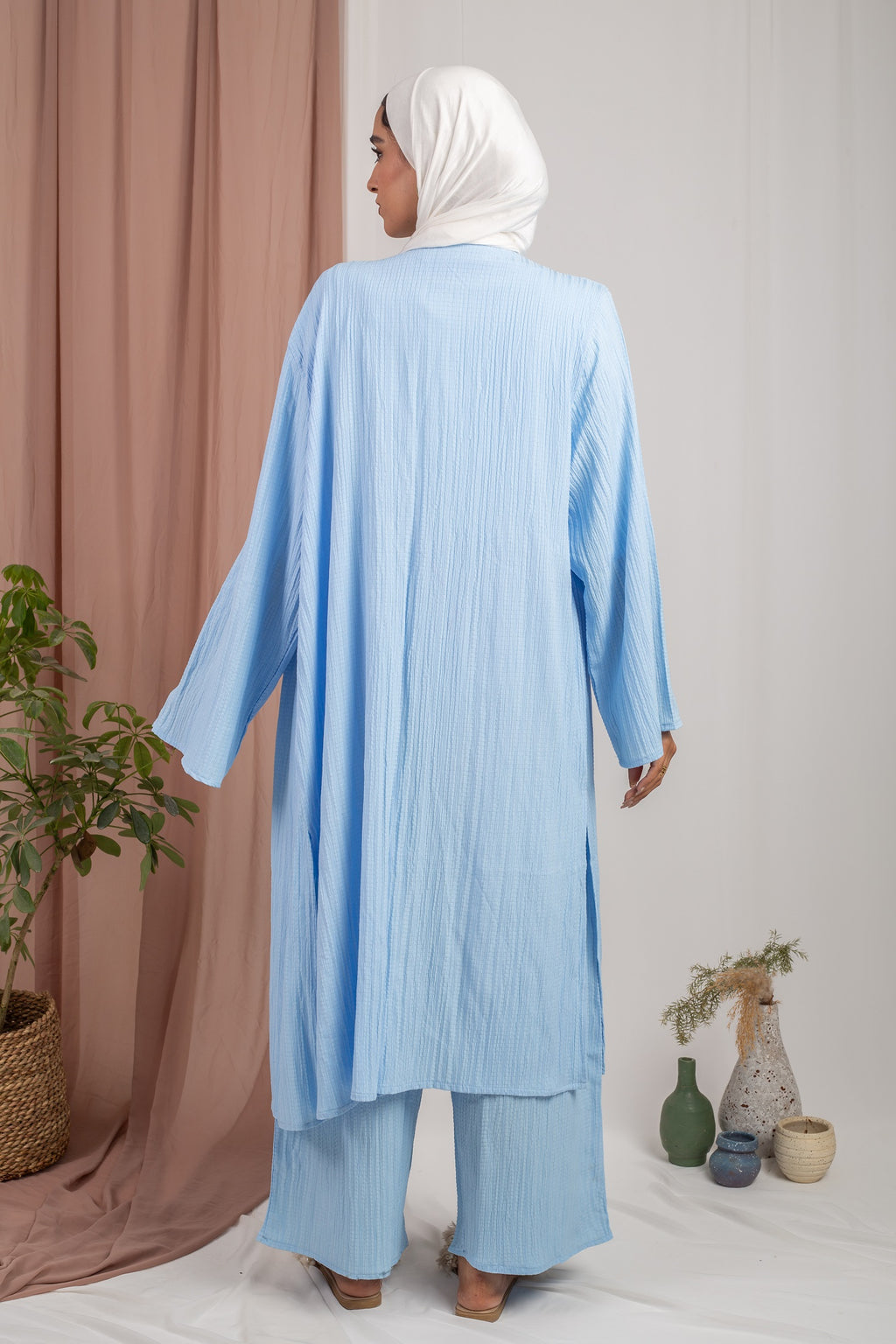 Cardigan Set (Cardigan Only) - Baby Blue