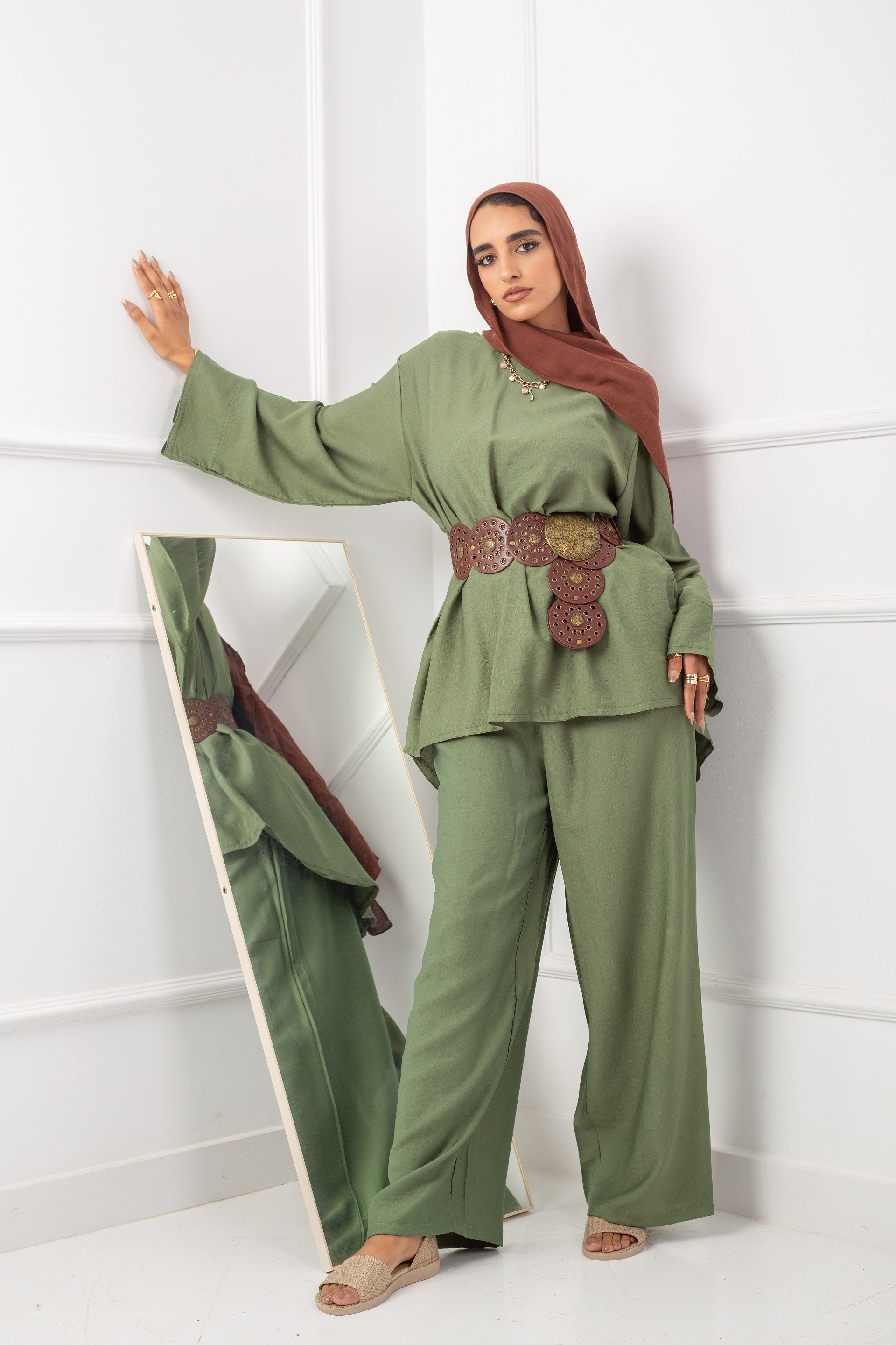 Daily  Blouse_ olive