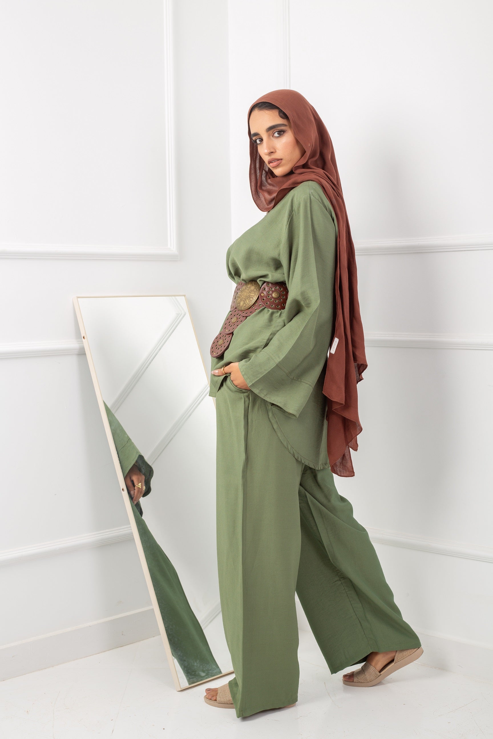 Daily  Blouse_ olive