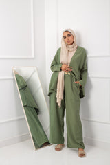 Cross blouse _ Olive