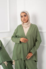 Cross blouse _ Olive