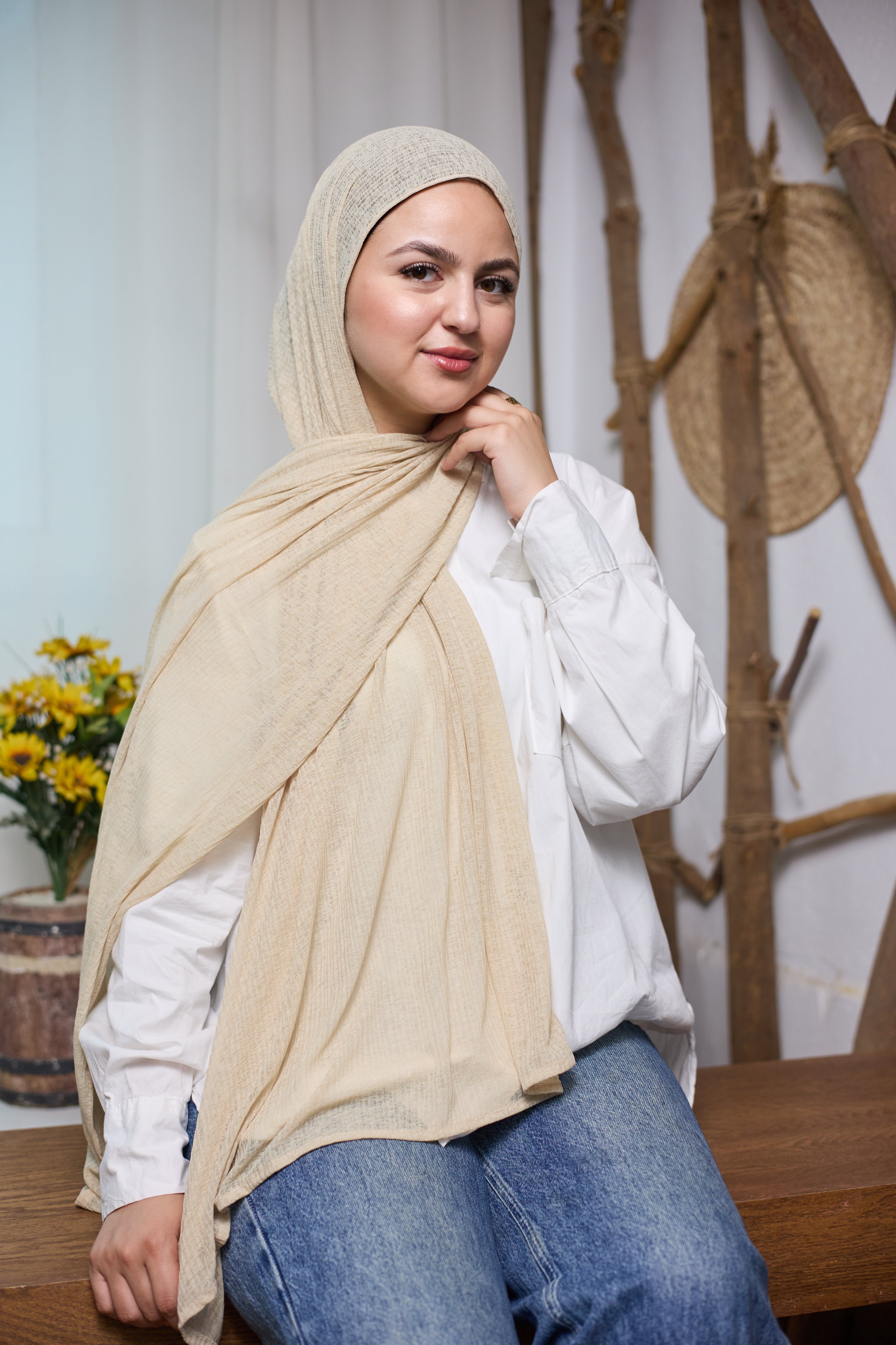 Damas Scarf - Biege