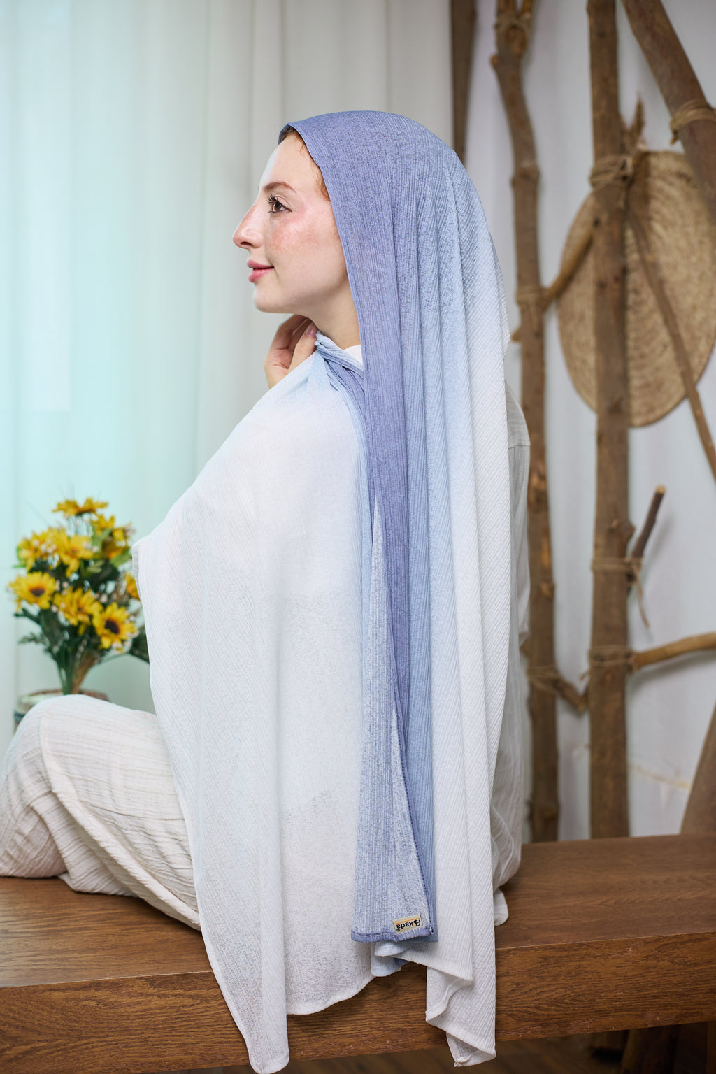 Degrade Scarf - Blue