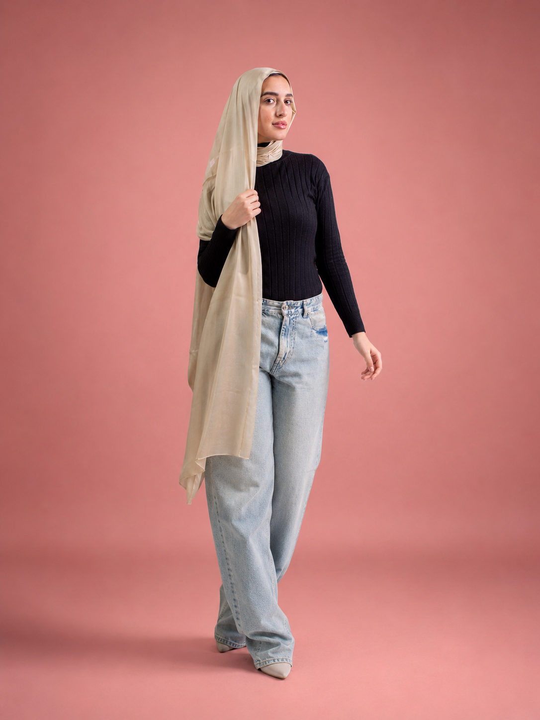 Silky Liney Scarf