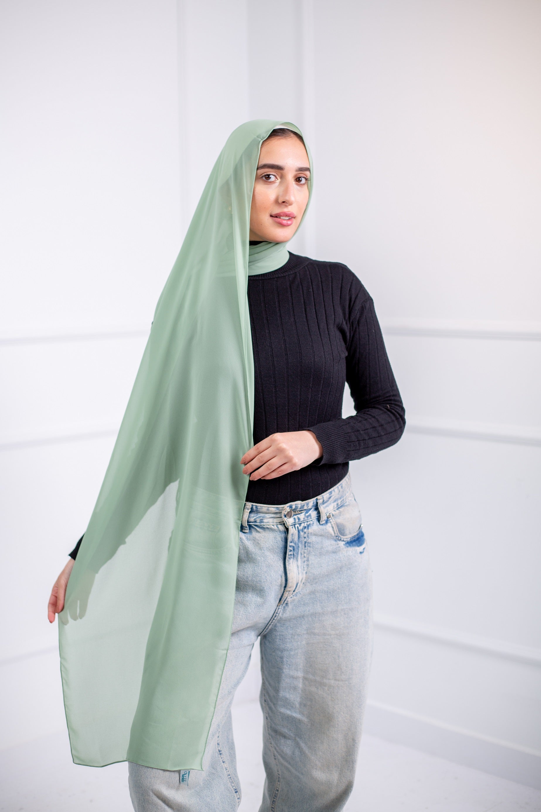 The chiffon scarf is a wardrobe essential, available in a variety of colors to suit your needs23