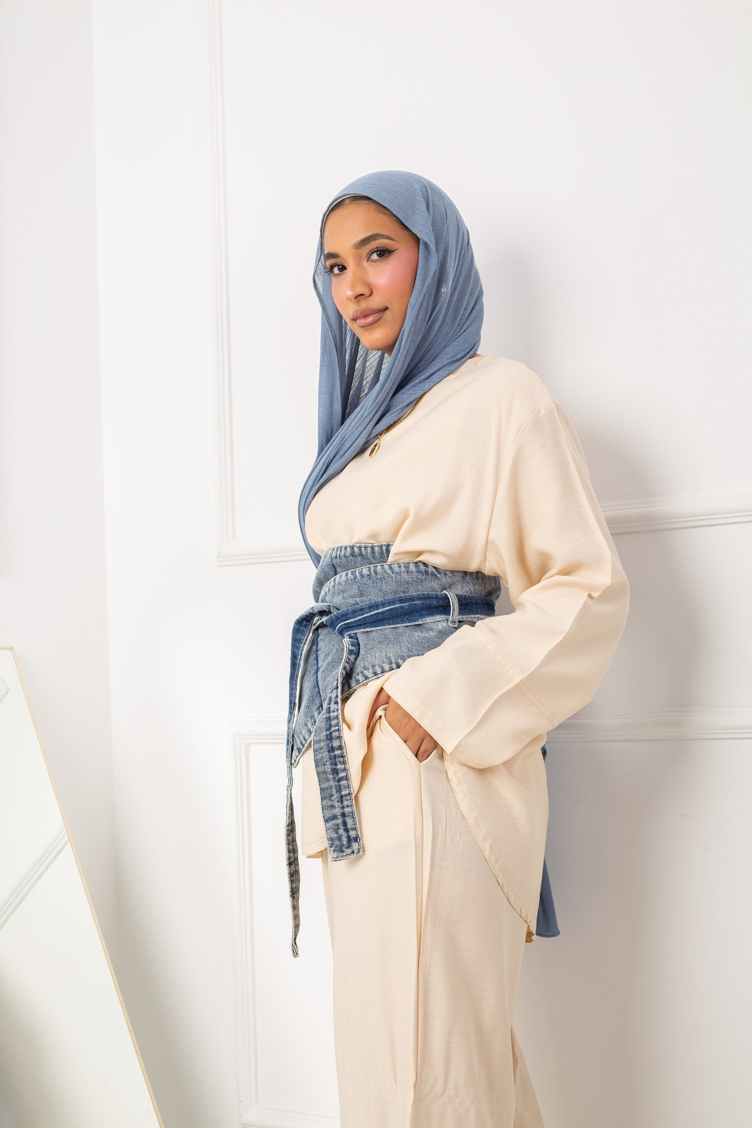 Daily  Blouse_ Light Beige