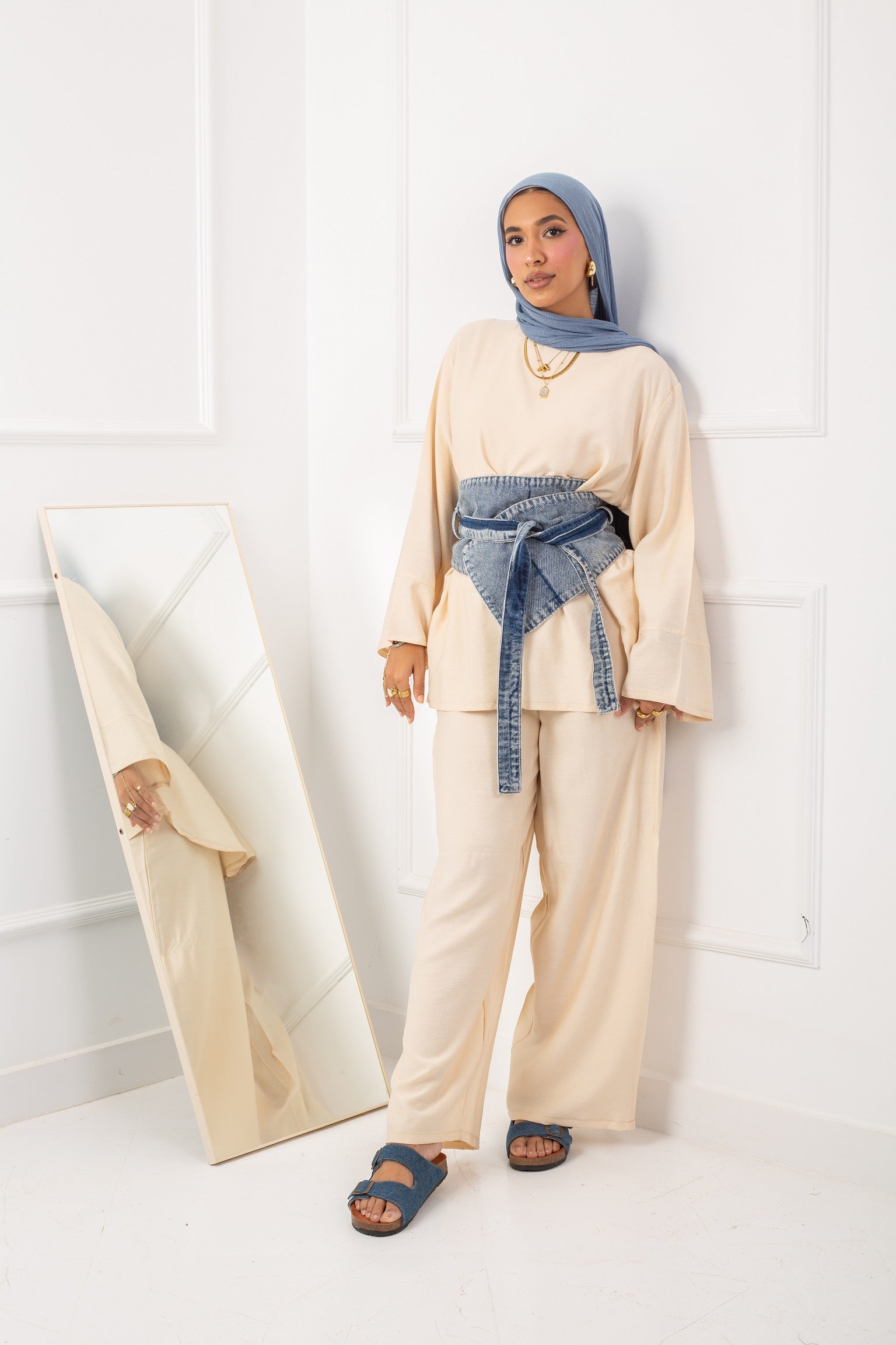 Daily  Blouse_ Light Beige