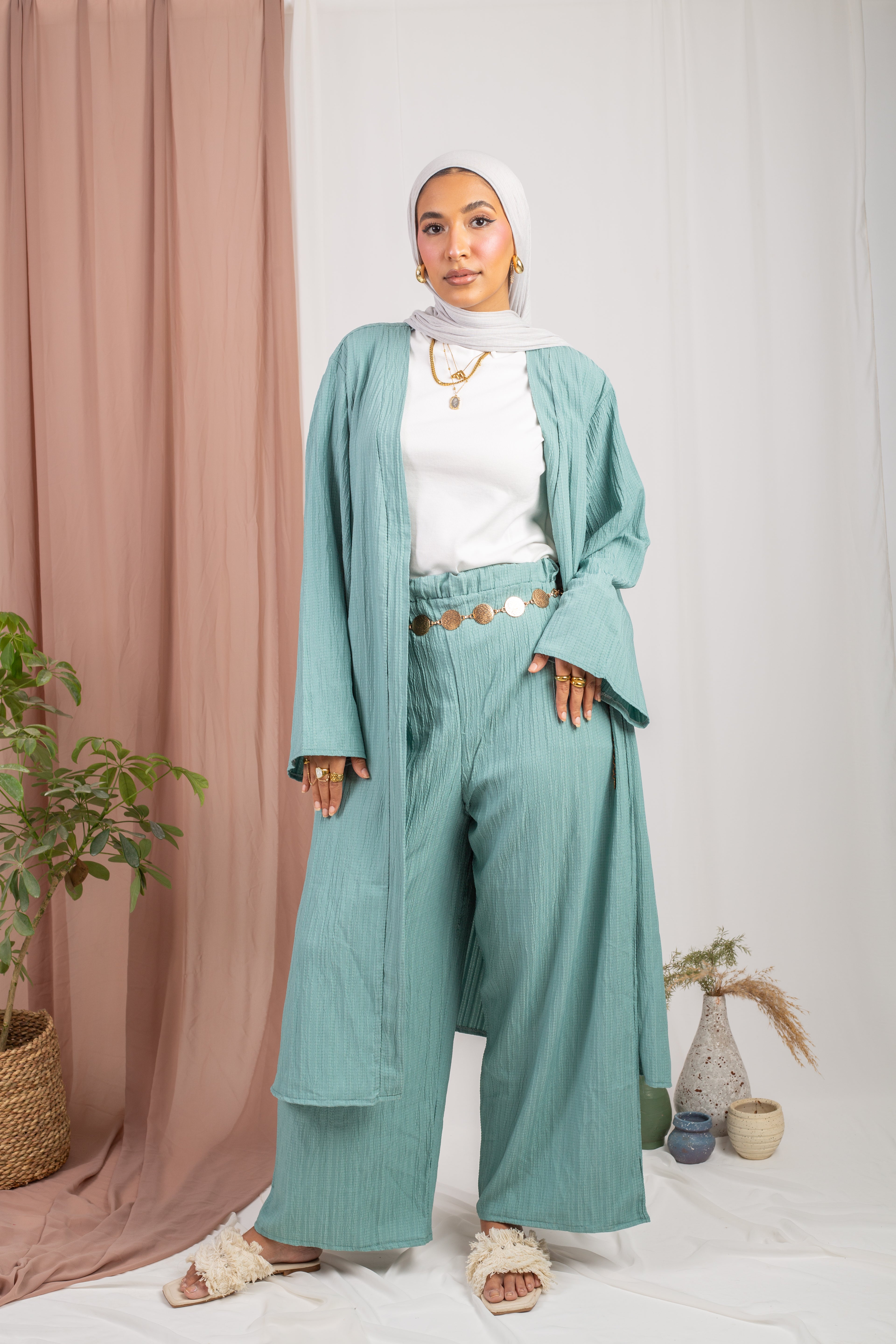 Cardigan Set _ Mint