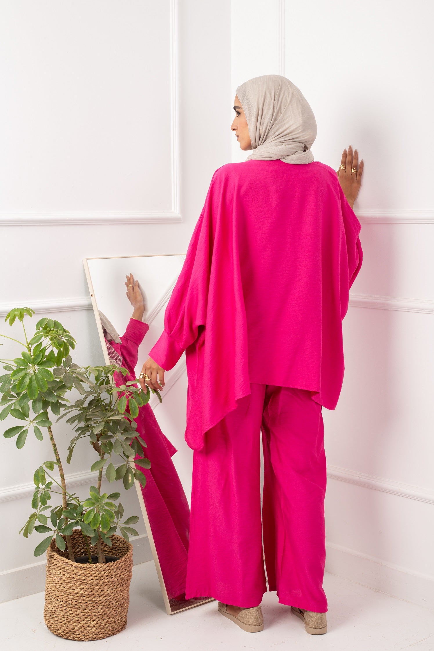 Fluffy Set _ Hot Pink