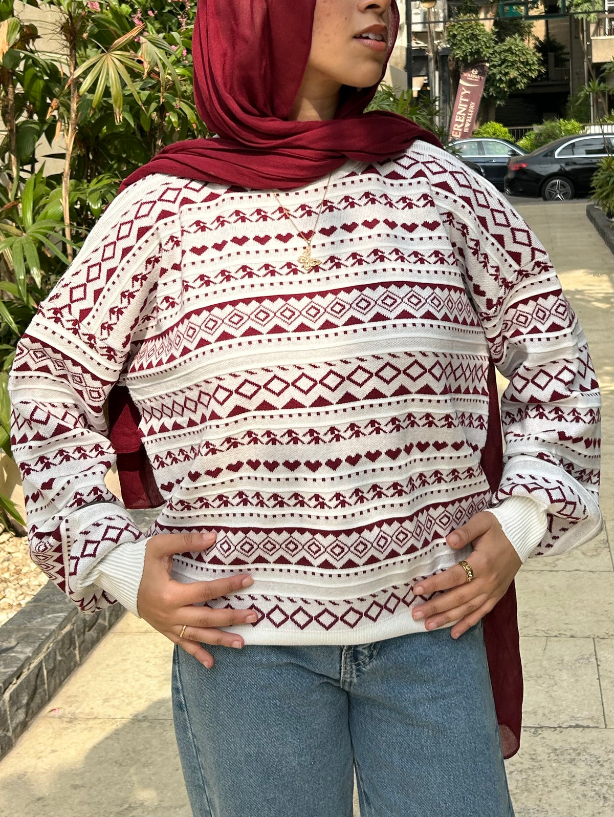 Stylish Threads — Wine Red