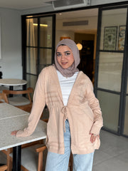 Casual Cardigan — Beige