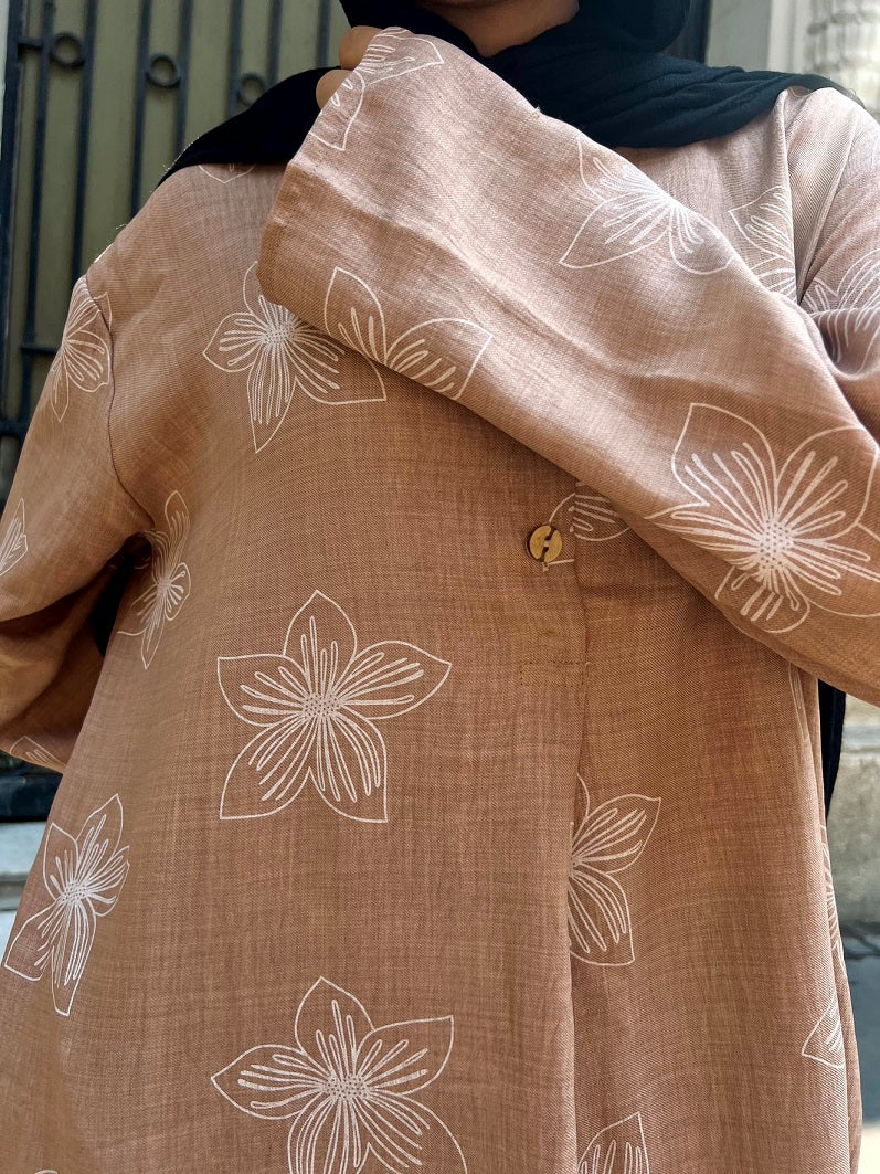 Flora Dress -  Coffee