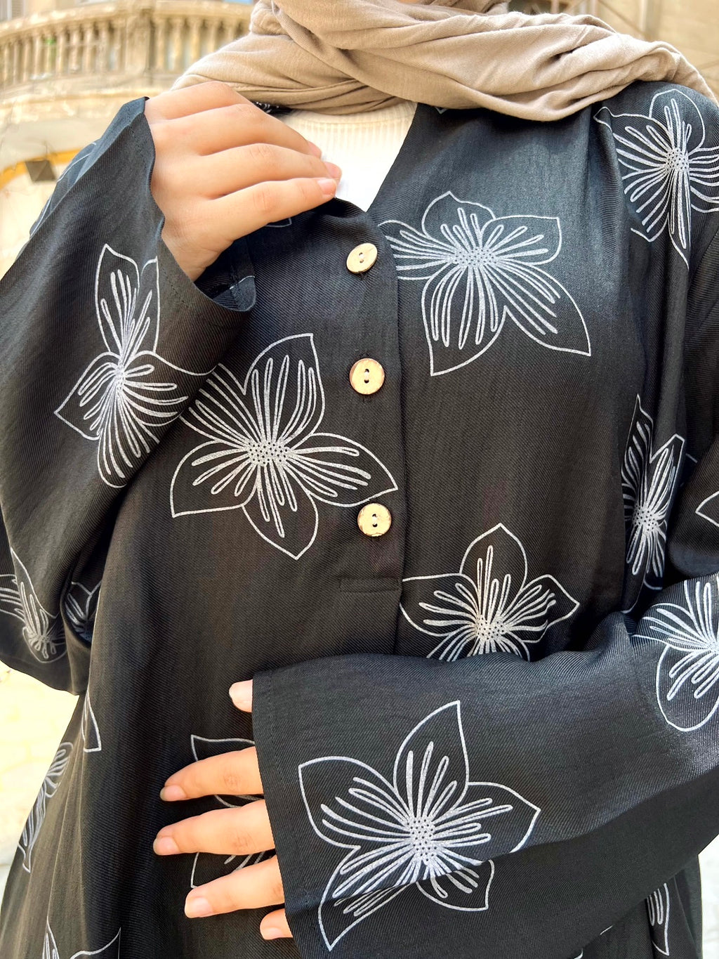 Flora Dress - Black