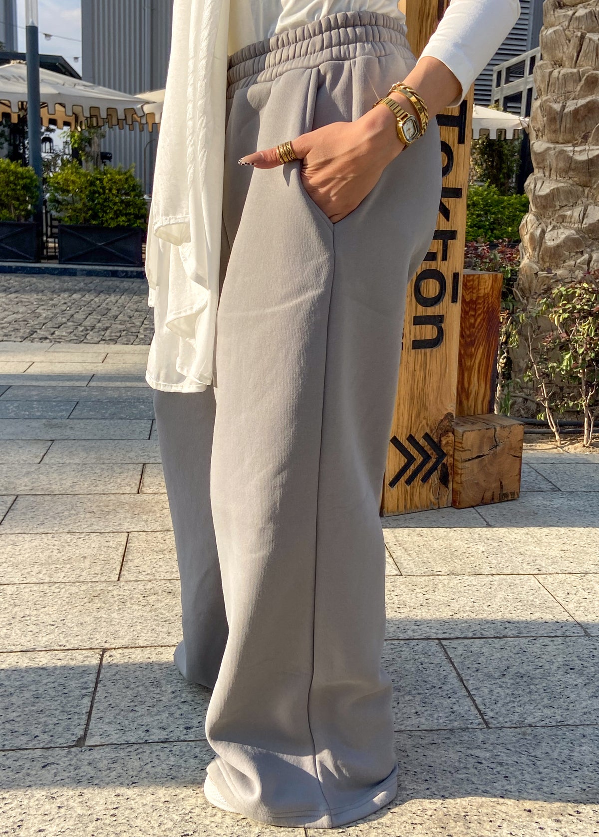 Milton Fit Pants – Gray