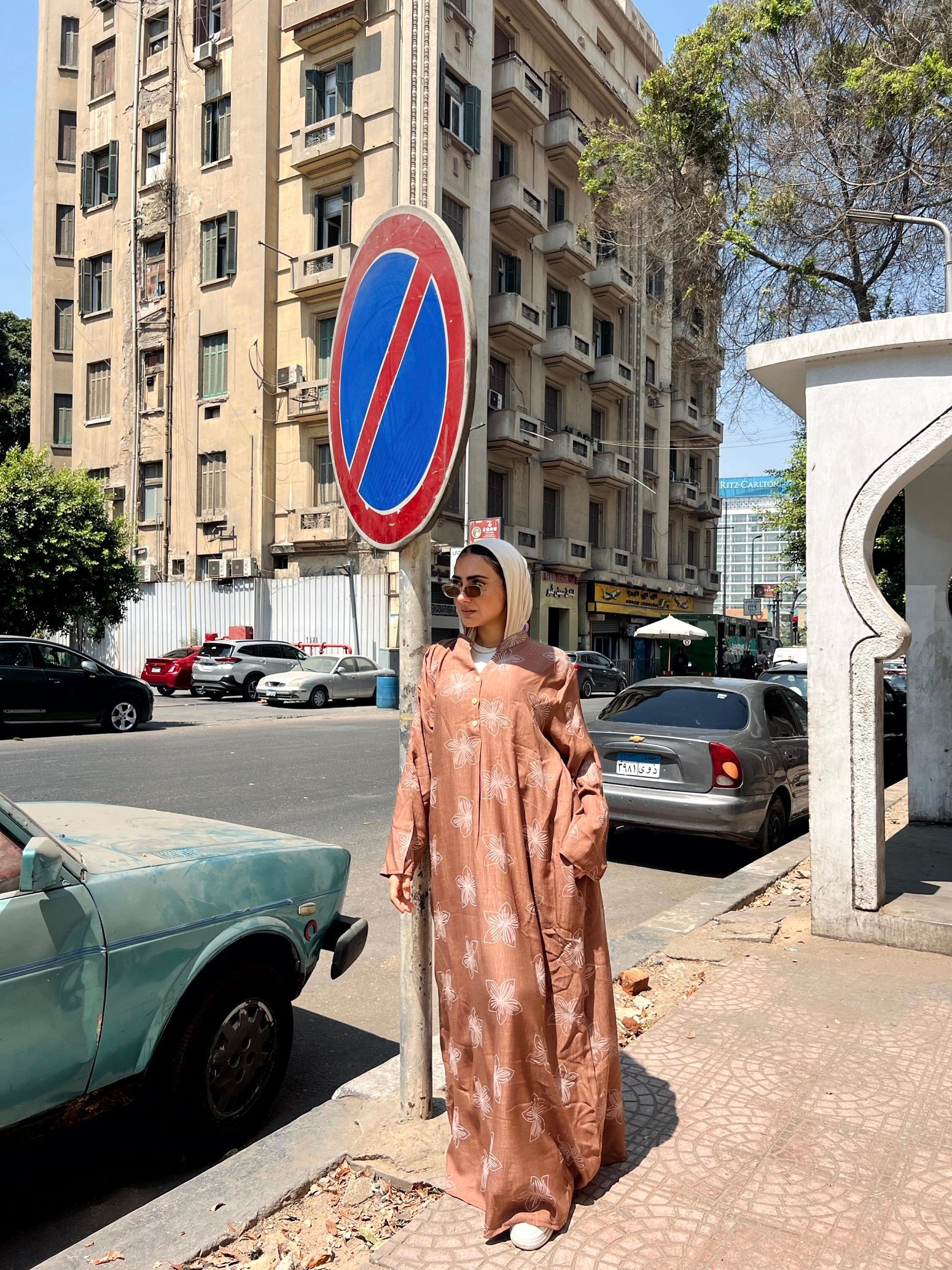 Flora Dress -  Brown