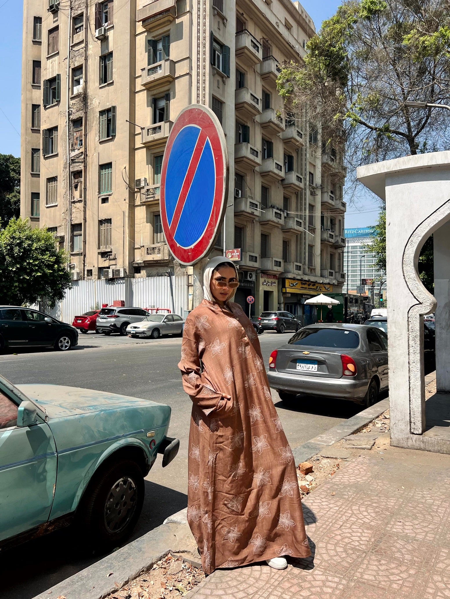 Flora Dress -  Brown