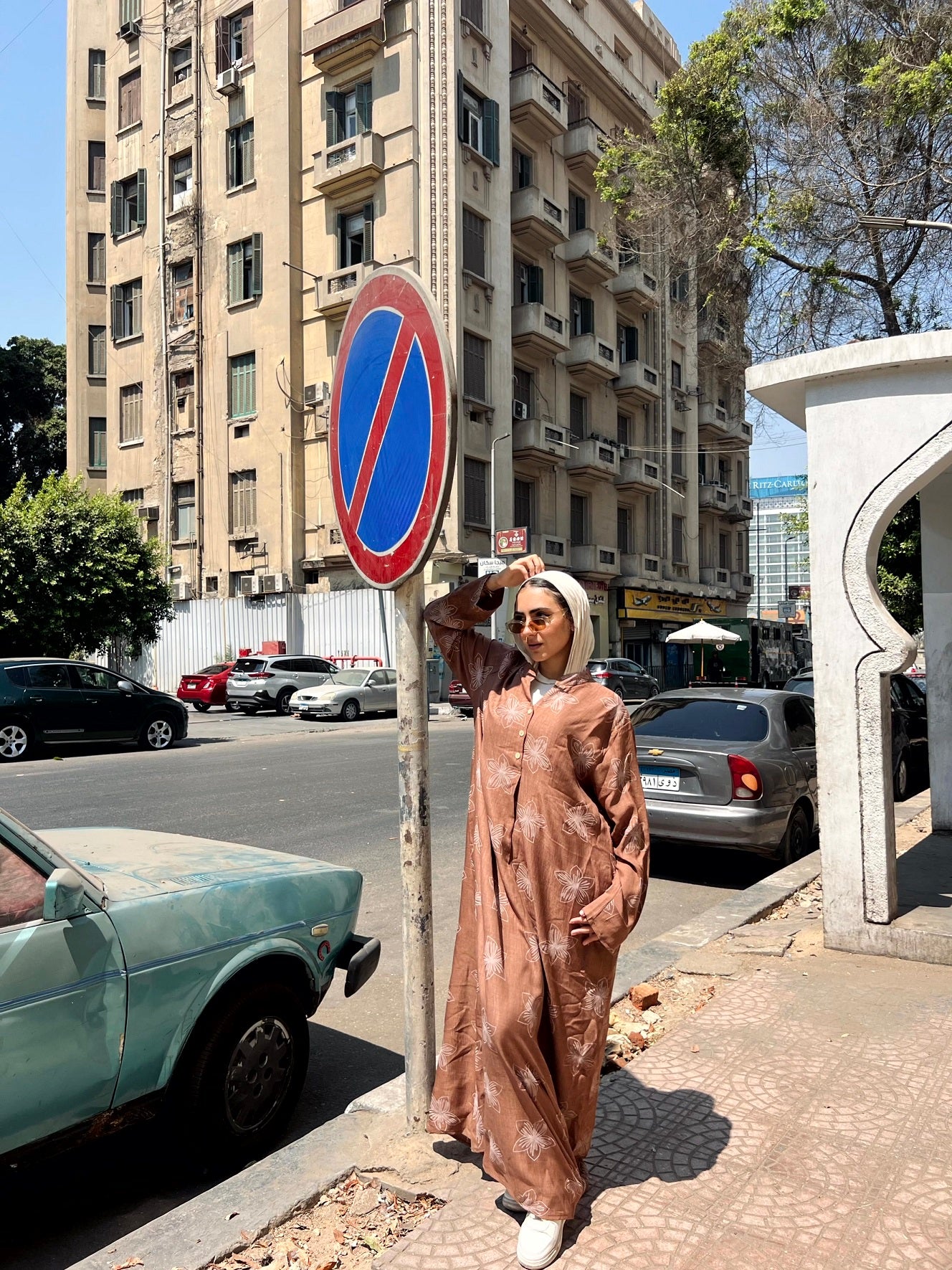 Flora Dress -  Brown