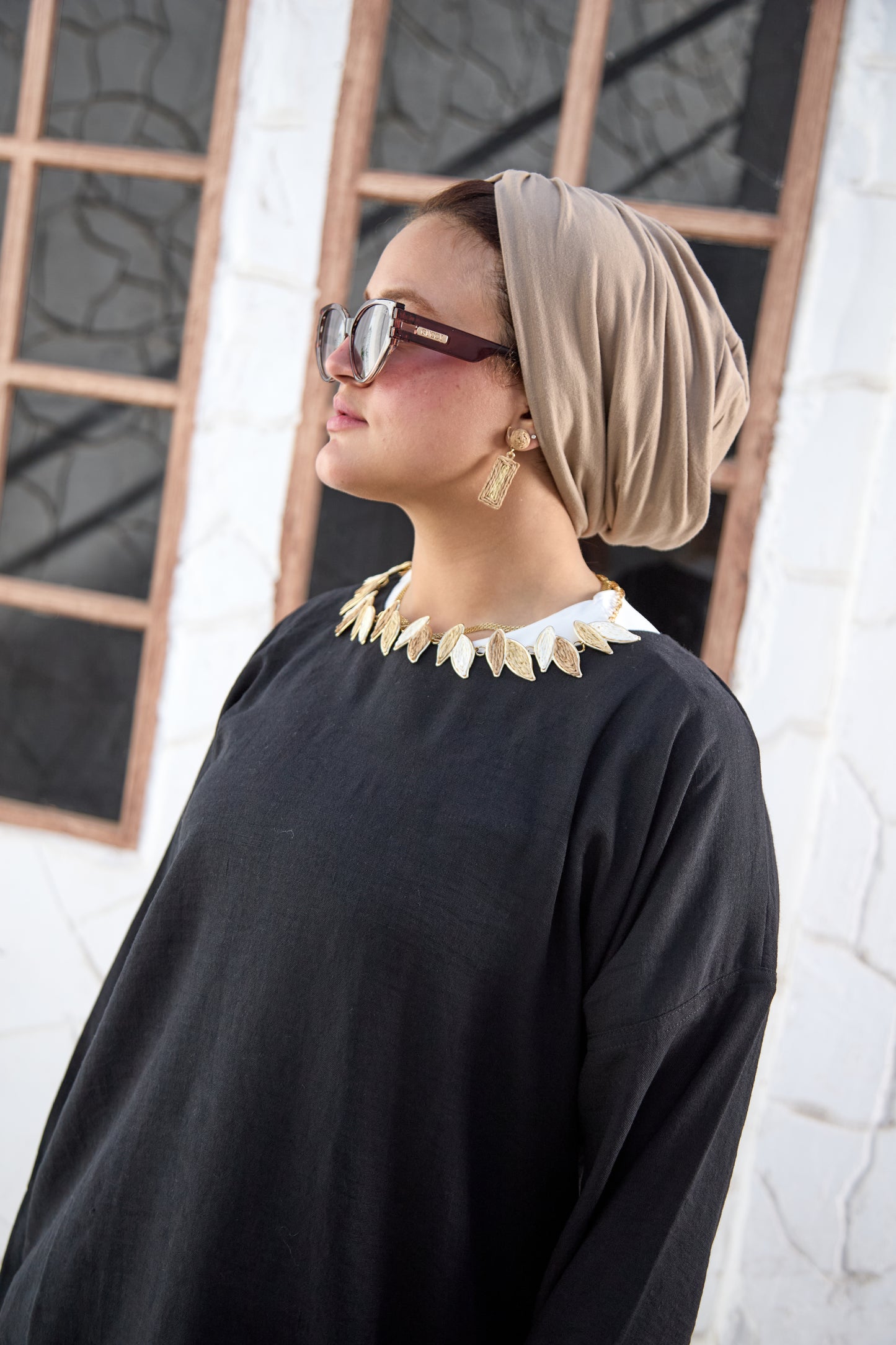 Slant blouse