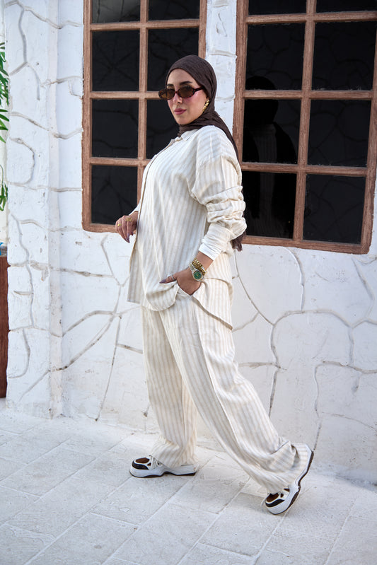 Striped Foggy Set
