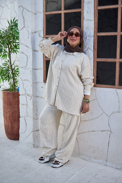 Striped Foggy Set
