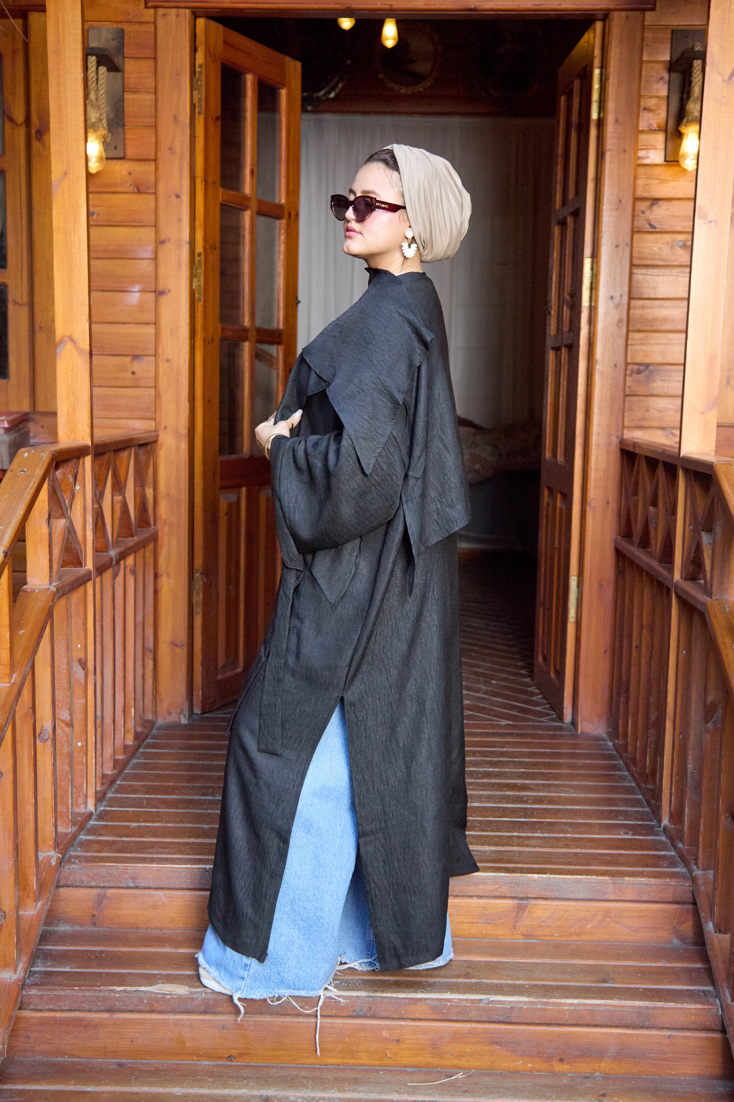Luna drape kimono