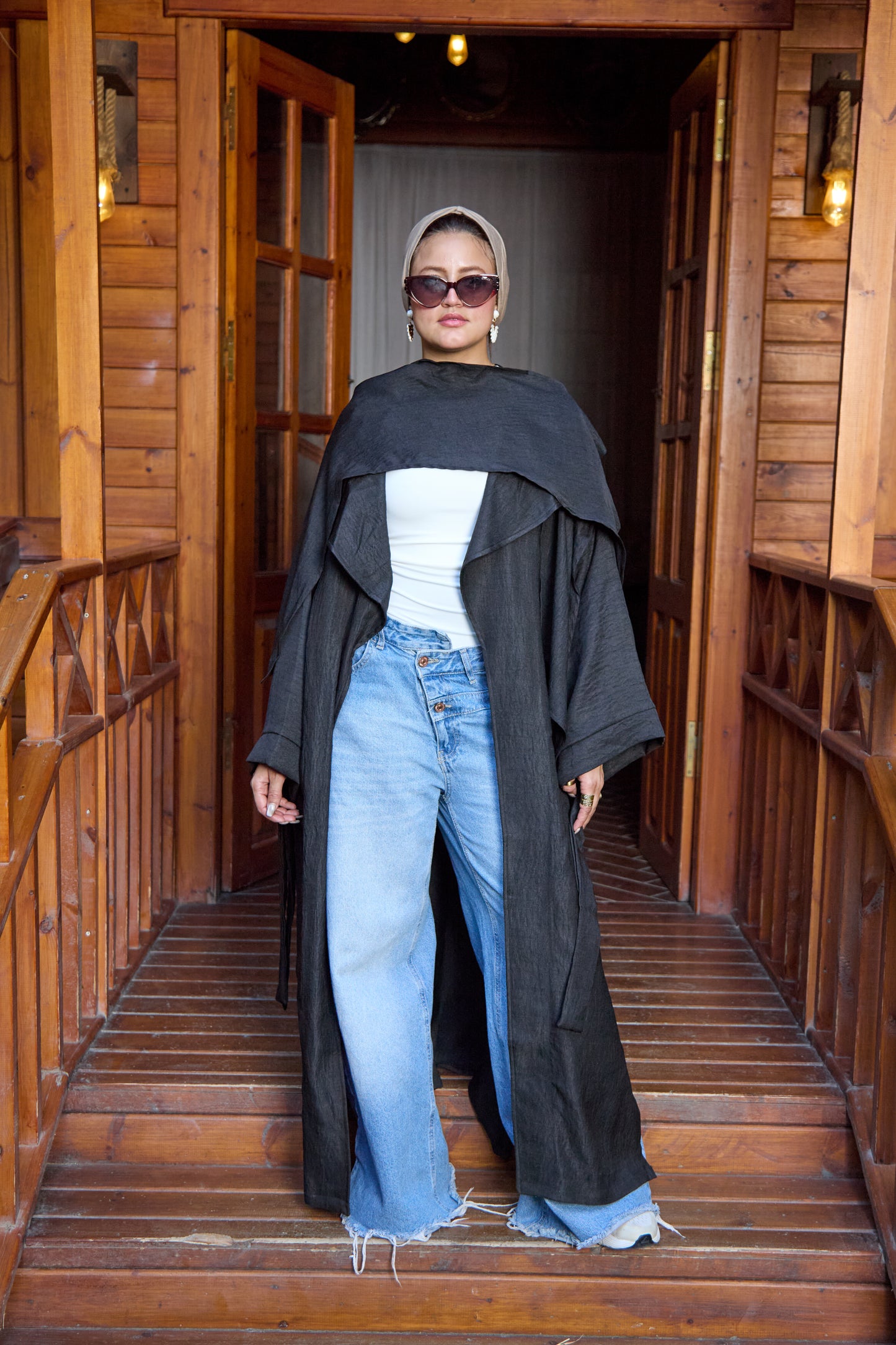 Luna drape kimono