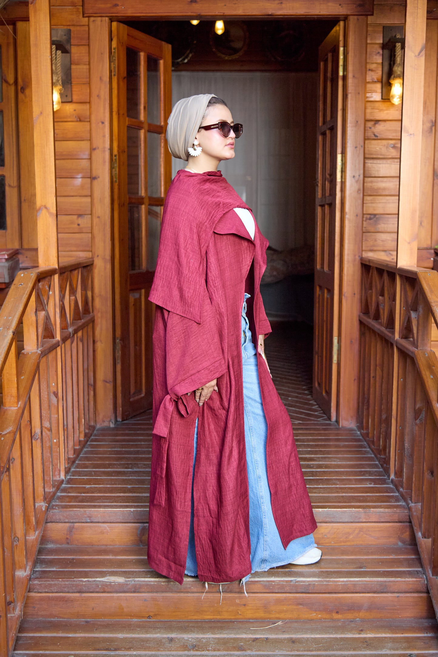 Luna drape kimono