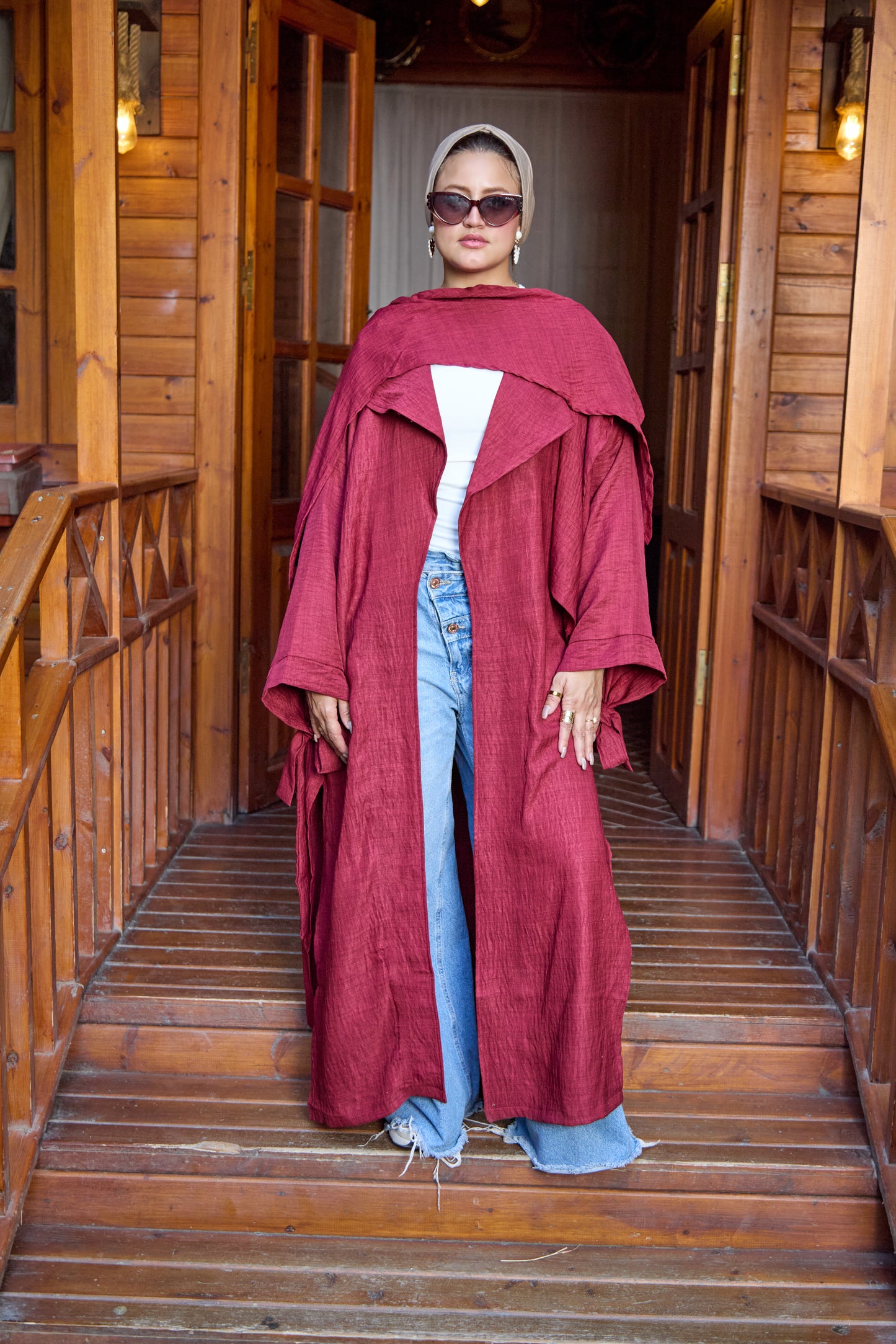 Luna drape kimono