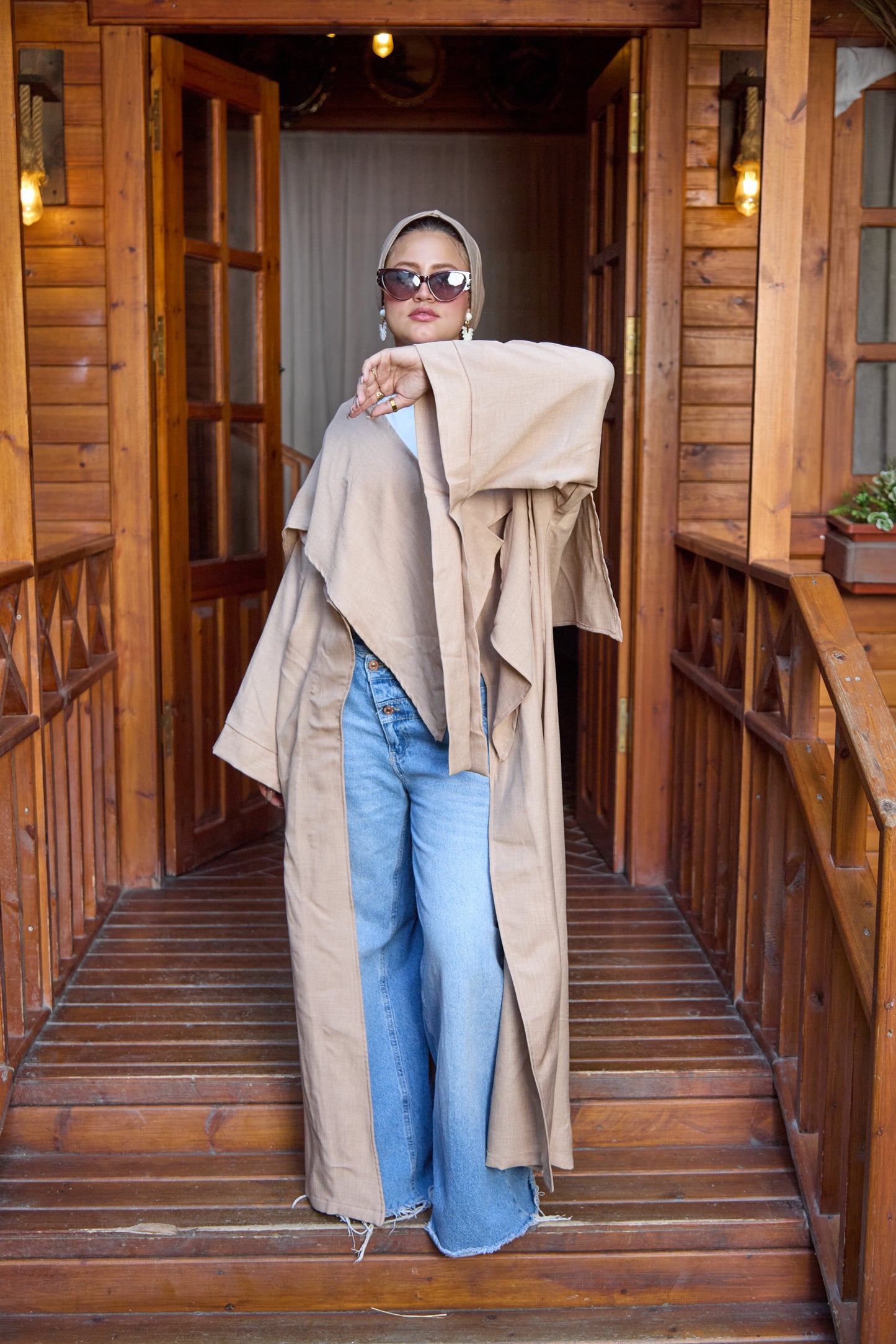 Luna drape kimono