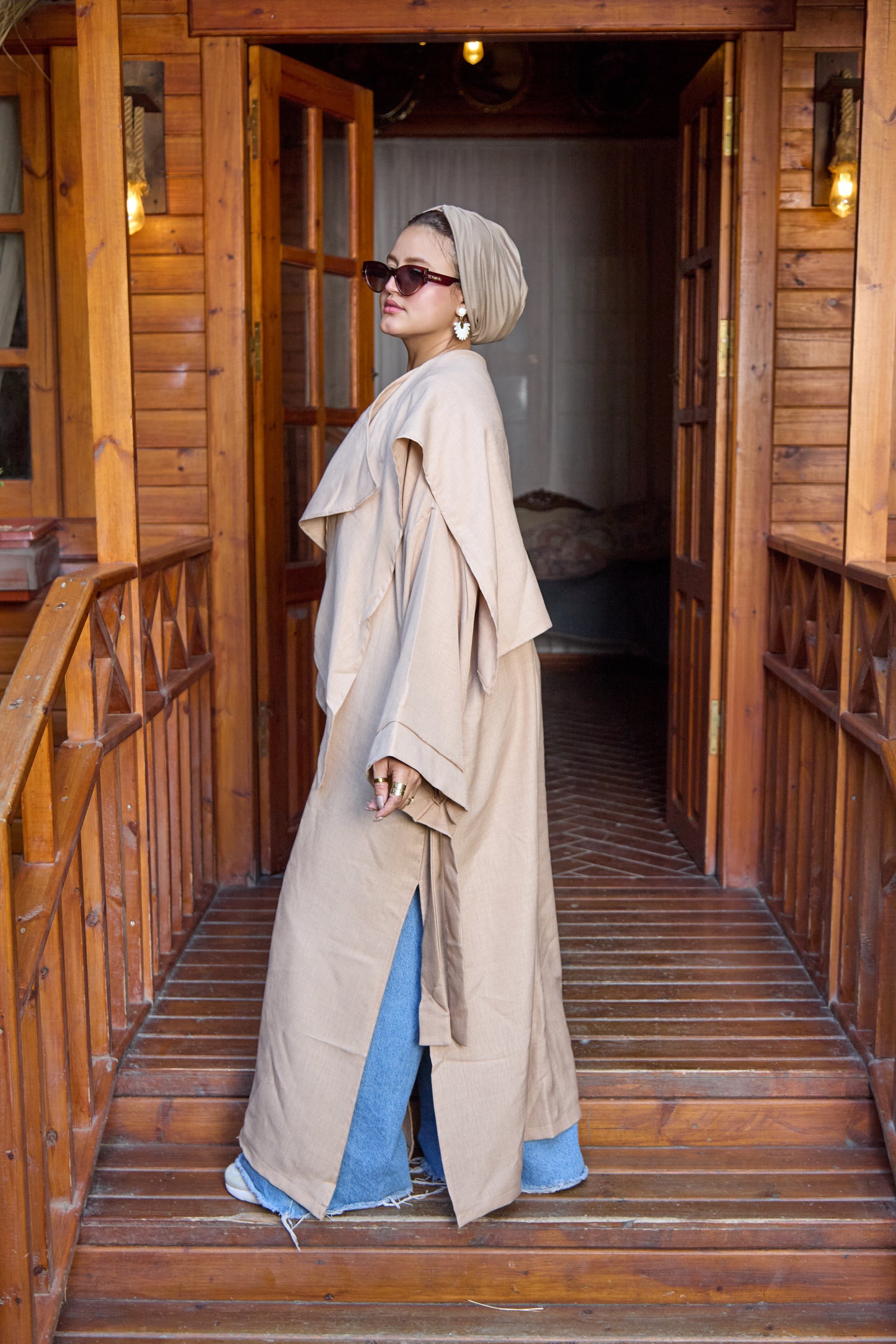 Luna drape kimono
