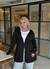 Casual Cardigan — Black