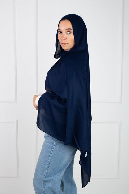 Modal Scarf - navy Soft Stylish for All Seasons | Velda Store 