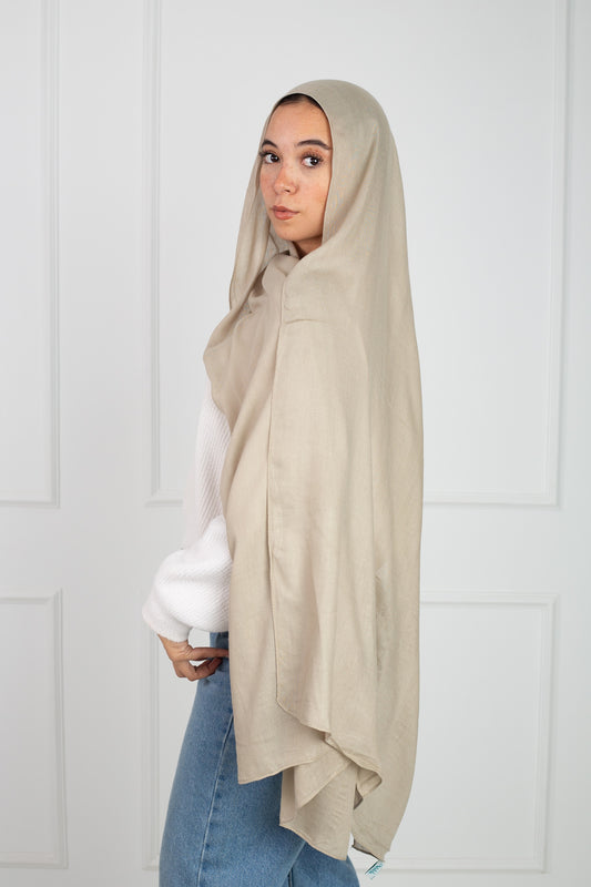 Modal Scarf_Tan Beige