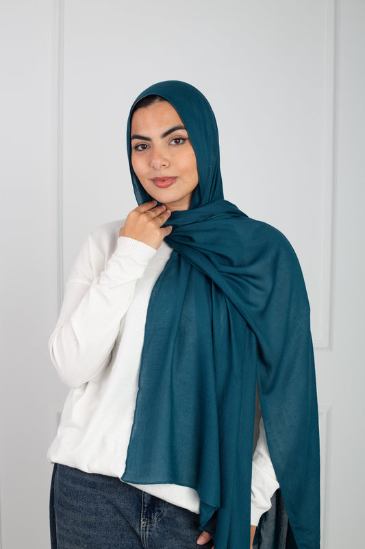 Modal Scarf -petrol  soft Stylish for All Seasons | Velda Store 