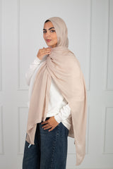 Modal Scarf -Beige soft Stylish for All Seasons | Velda Store 
