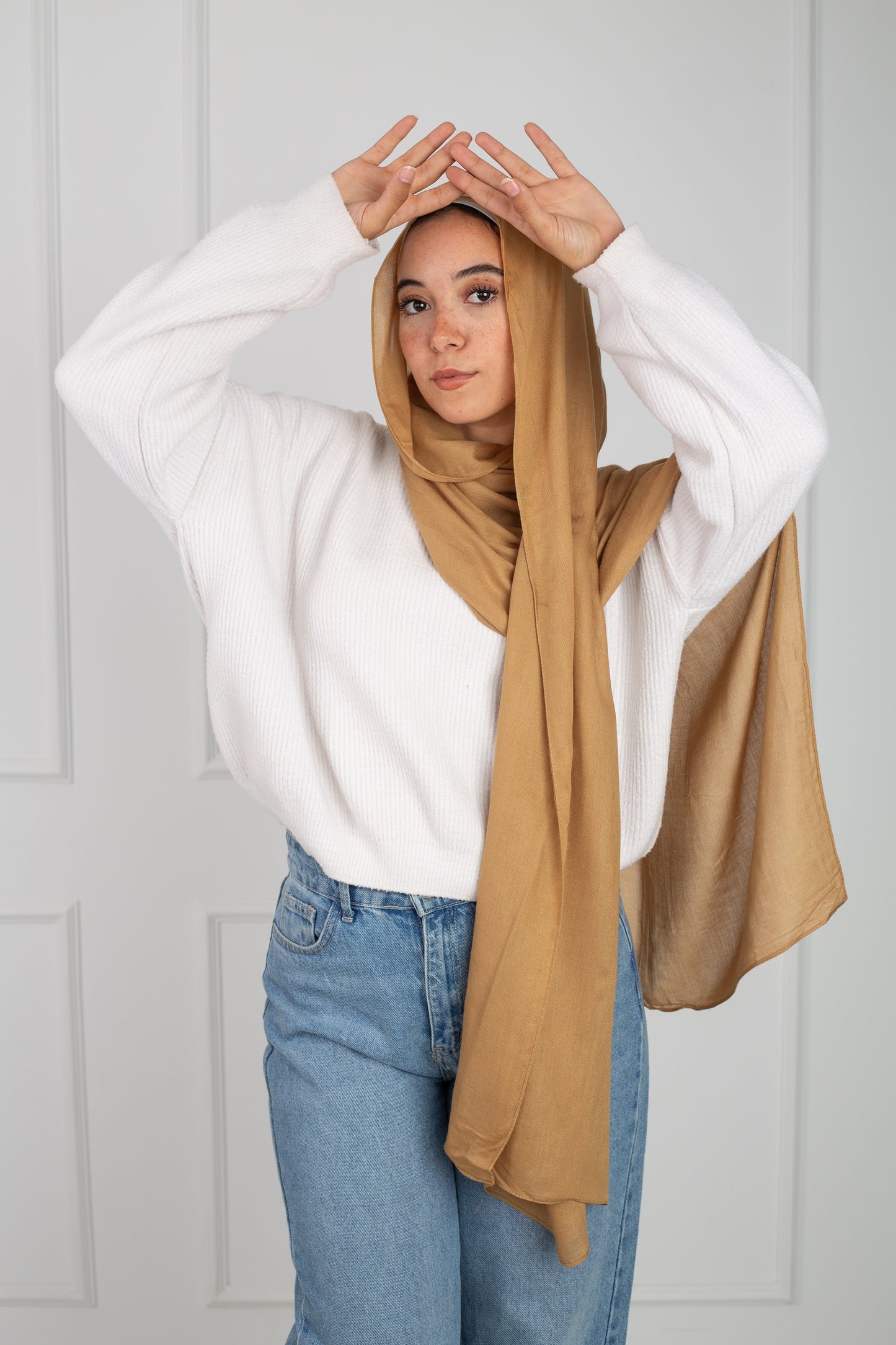 Modal Scarf -Camel soft Stylish for All Seasons | Velda Store Store 